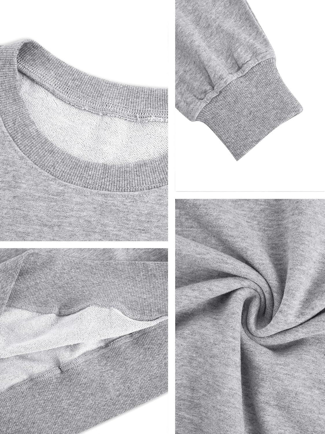 Sweatshirt Damen Los Angeles Pullover Oversized Langarmshirt Rundhals Basic Loose Tops Ohne Kapuze T - Image 4