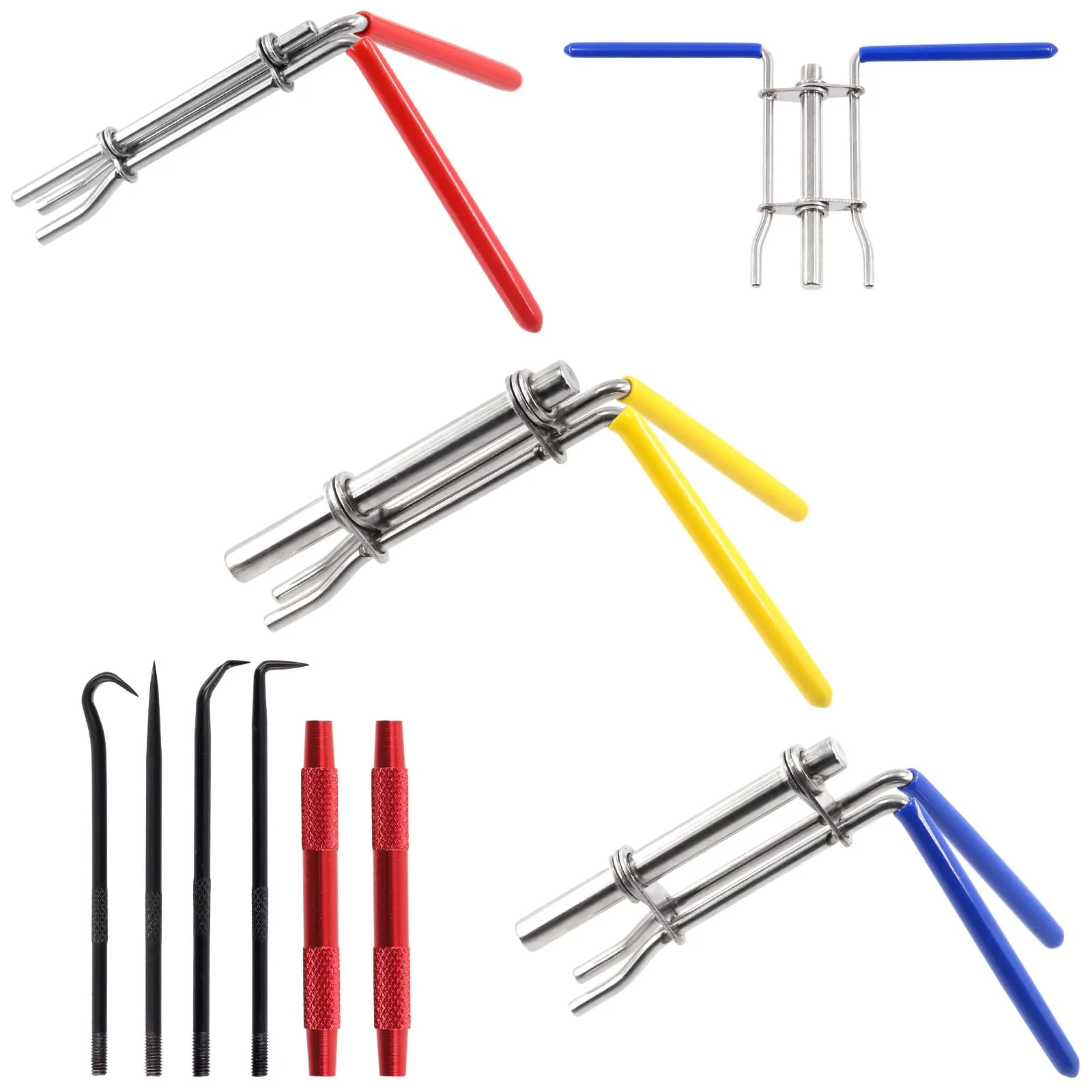 Swpeet 5Pcs Hydraulikdichtung Installationswerkzeug Hydraulikzylinder Kolben Reparatur Dichtung Werk