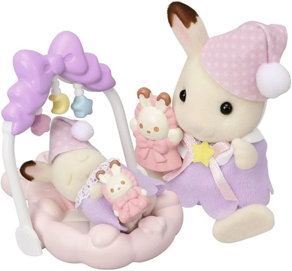 Sylvanian Families 5806 Schokoladenhasen Träumsüss Set, Spielset mit Tierfigur, Mit süssen Mäusefigu - Image 3