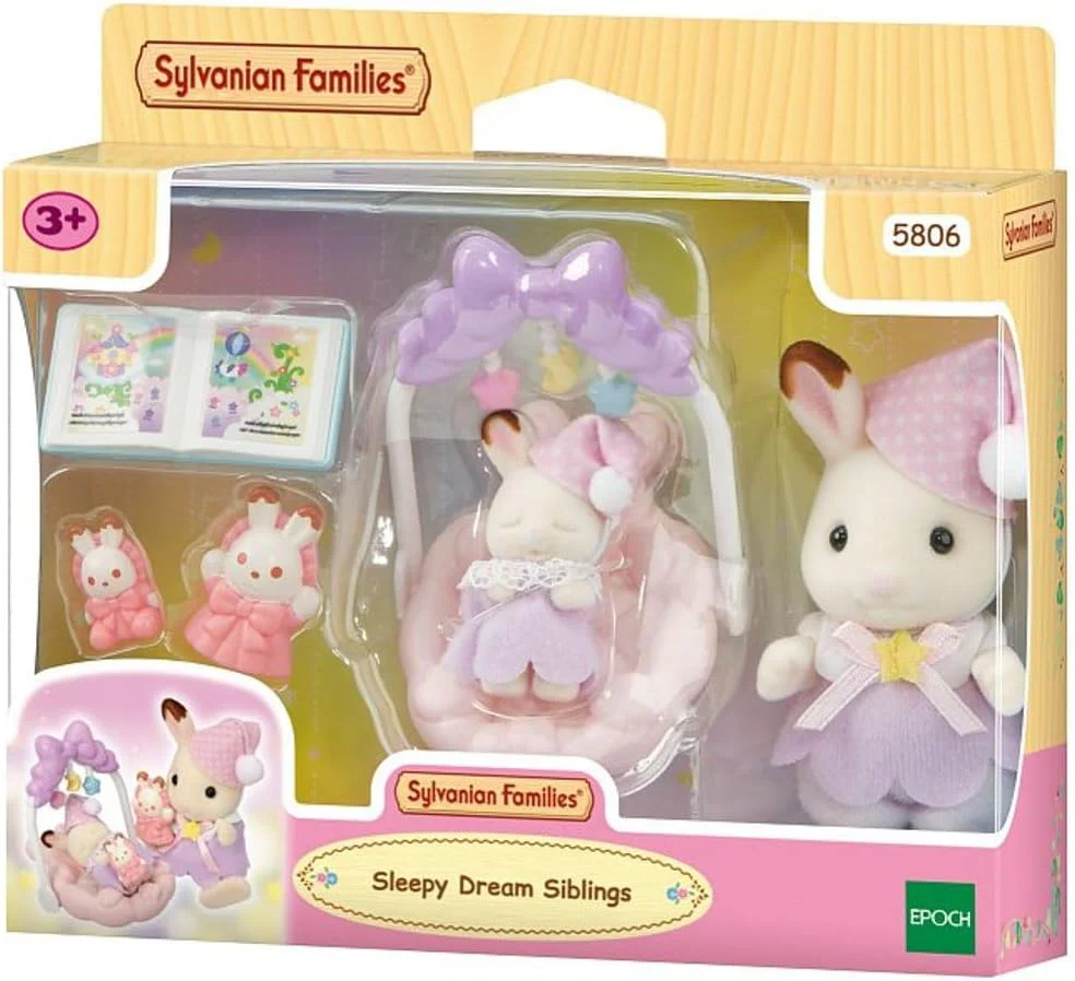 Sylvanian Families 5806 Schokoladenhasen Träumsüss Set, Spielset mit Tierfigur, Mit süssen Mäusefigu - Image 5