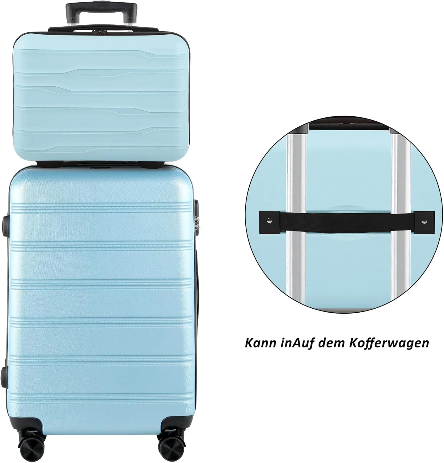 TANTOMI Kosmetiktasche für Damen–Makeup Carrying Case, professionelle Make-up Tasche und Makeup Case - Image 6