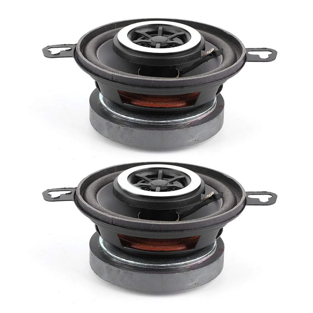 Tbest Auto Koaxial-Lautsprecher Set - 2 Stück 3,5 Zoll 200W Hochtöner Stereo Musik HiFi Lautsprecher