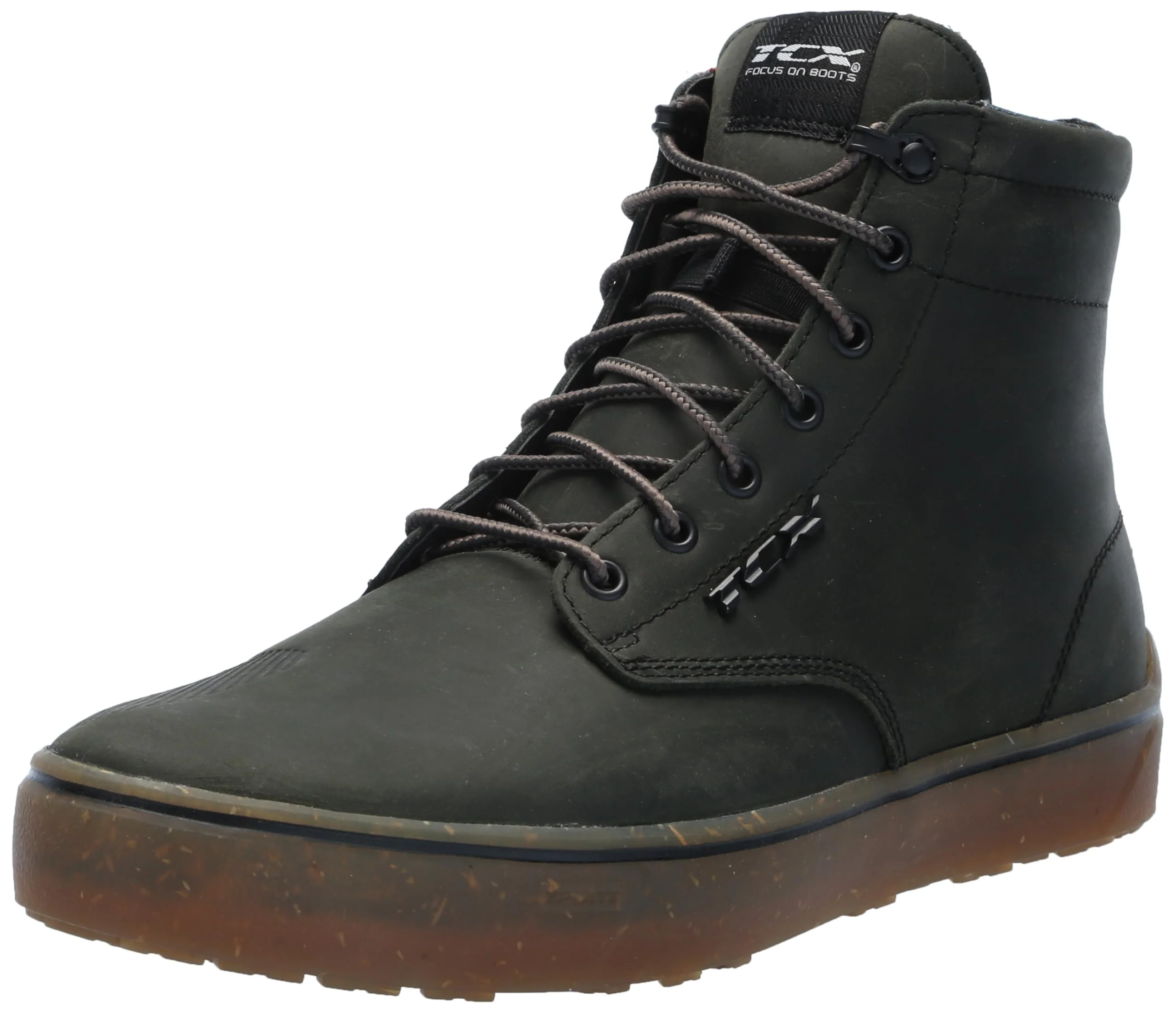 TCX Herren Dartwood Wp wasserdichte Motorradschuhe 45 EU Schwarz, 45 EU Schwarz