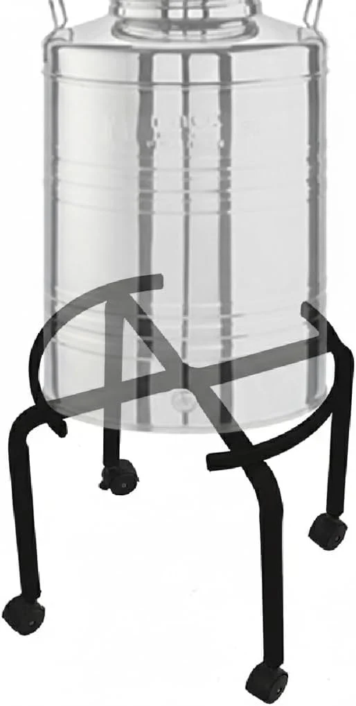 Tecnokit: Schafthalter oder Ölfässer, verschiedene Grössen, robustes Stahlgestell, grau. (50 l hoch - Image 2