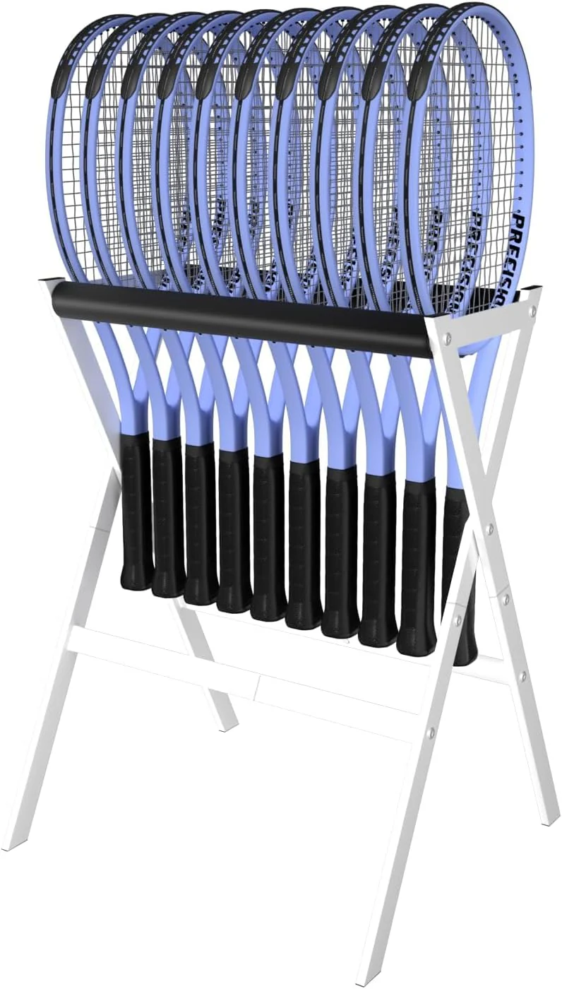 Tennisschlägerständer, Tennisschläger-Halter, Tennisschläger-Aufbewahrung, langlebig und verstaubar, - Image 4