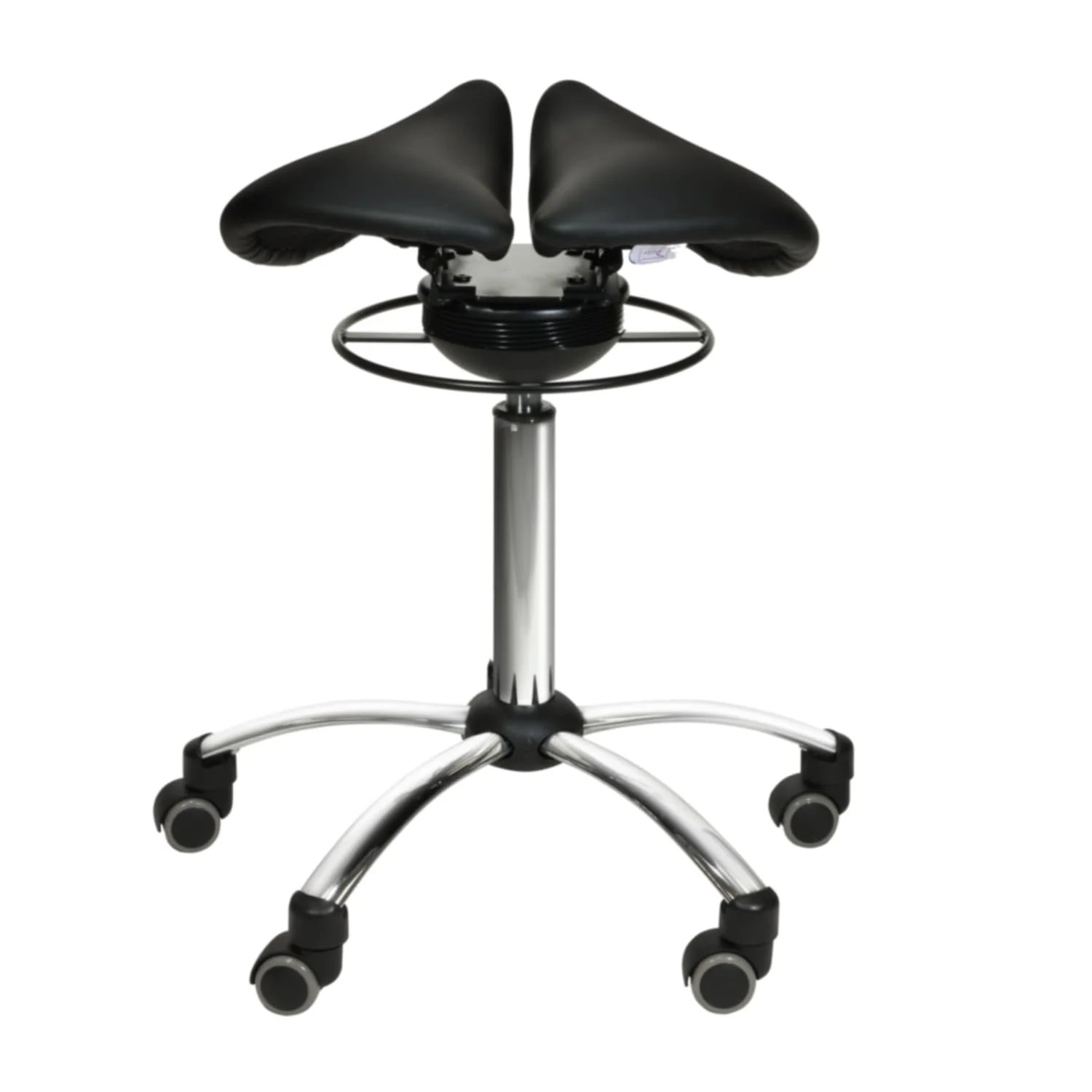 Teqler Sattelshocker mit Swing-Mechanismus schwarz - Image 4