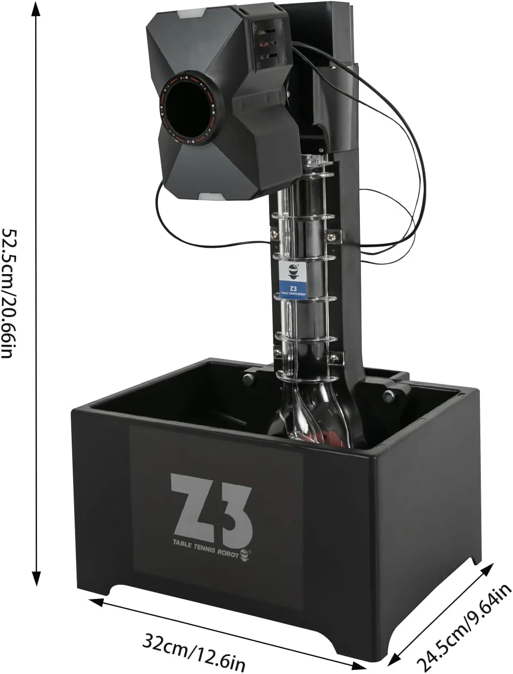 Tischtennis Roboter mit Netz Tischtennisroboter,Einstellbares Automatische Ping-Pong-Ballmaschine Mi - Image 4