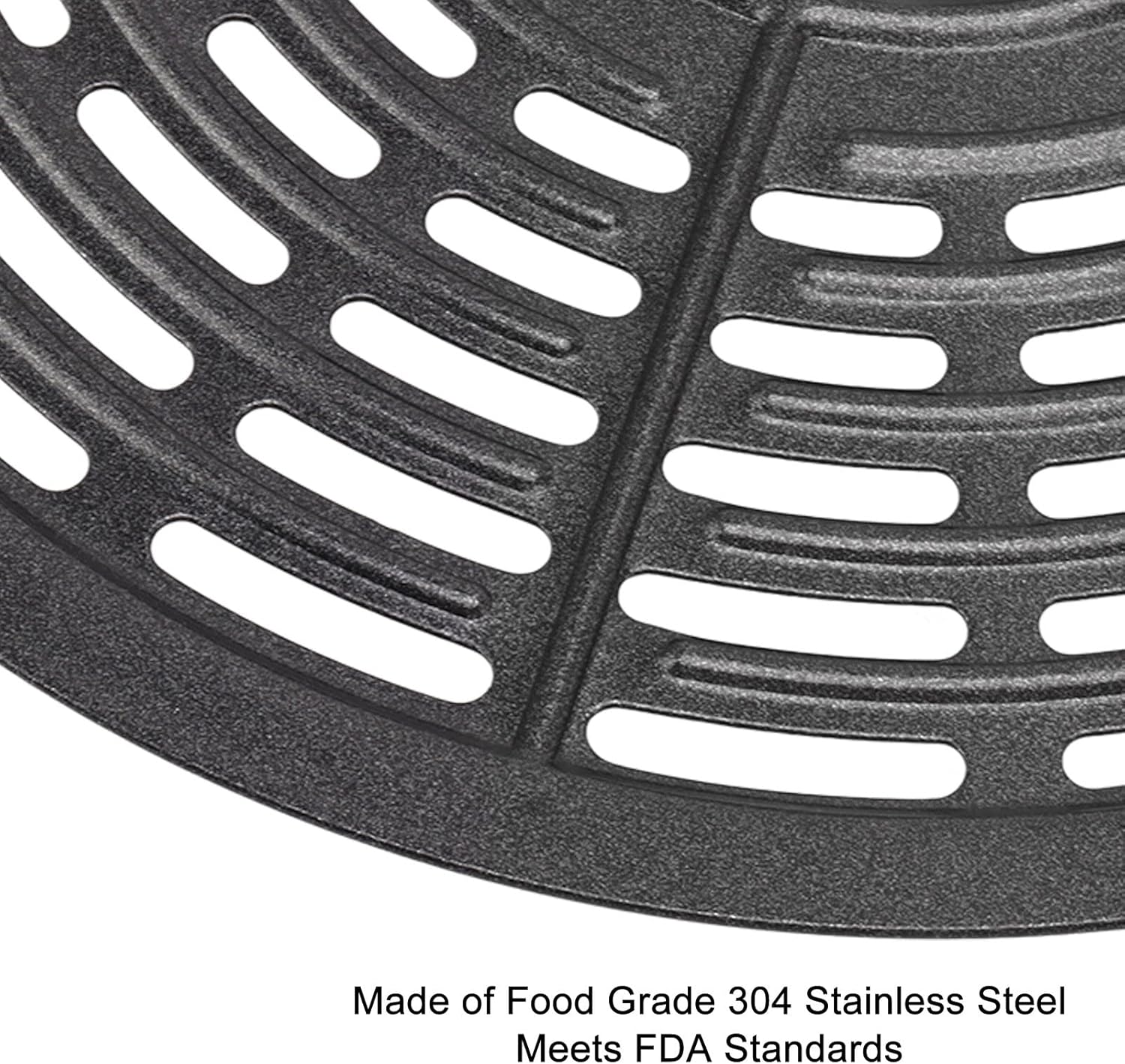 Tissting Air Fryer Liner, 22cm Rund Edelstahl Backpapier Wiederverwendbar Luftfritteuse Liner mit Bü - Image 8