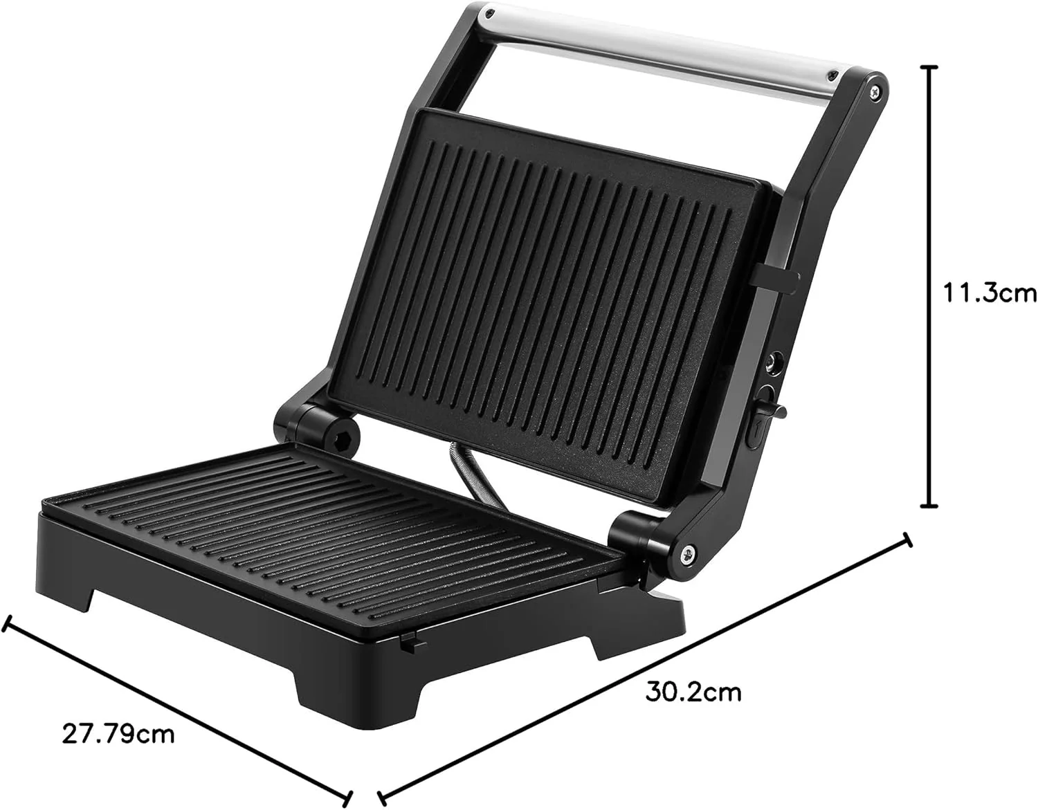 Tognana Iridea Mini-Grill-Toaster mit Thermostat, Salbeigrün - Image 4