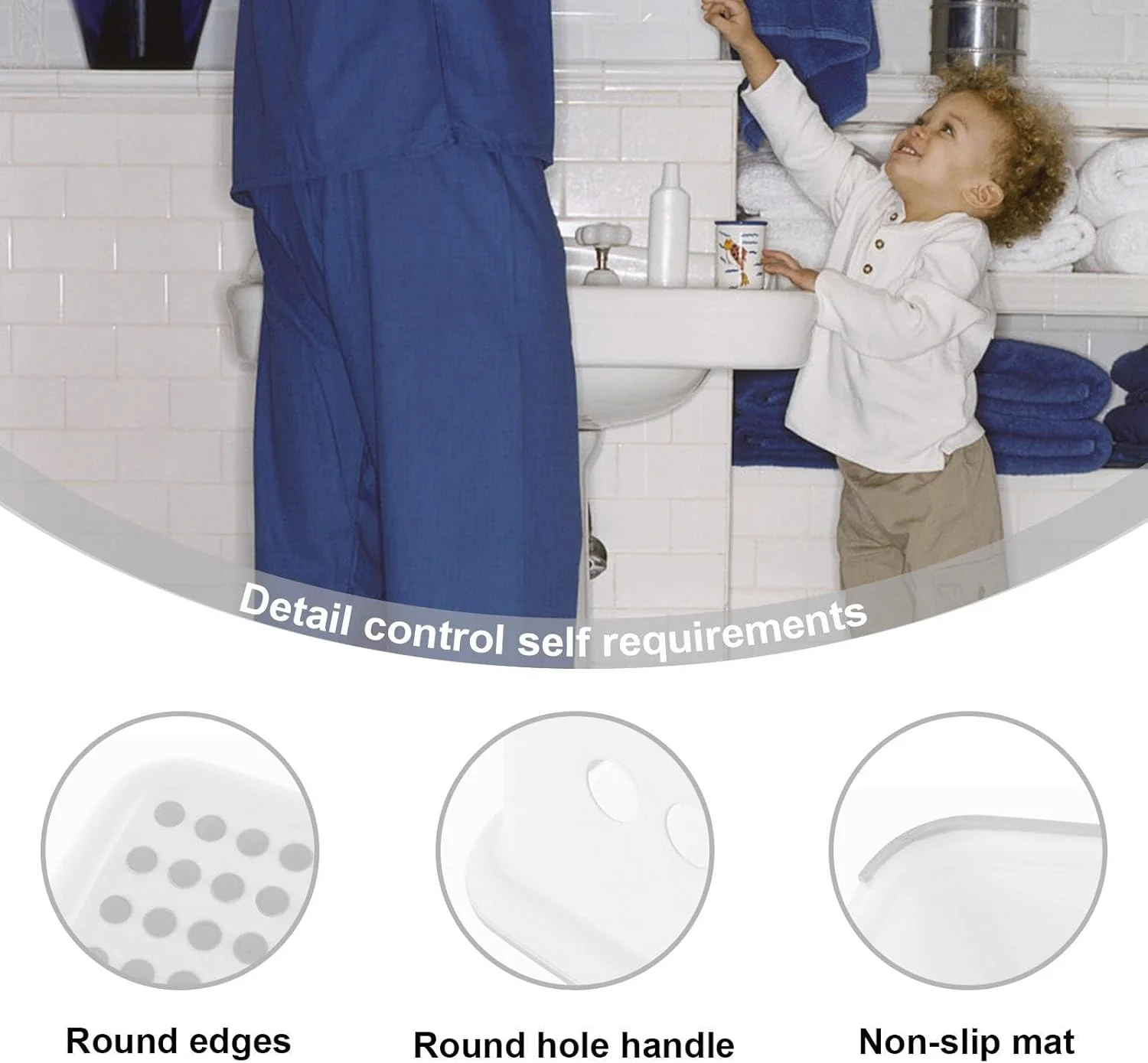 Toiletten Fusshocker 15cm Hoch Tritthocker Kinder Tritt Schemel | Badezimmer Töpfchen Tritthocker | - Image 7