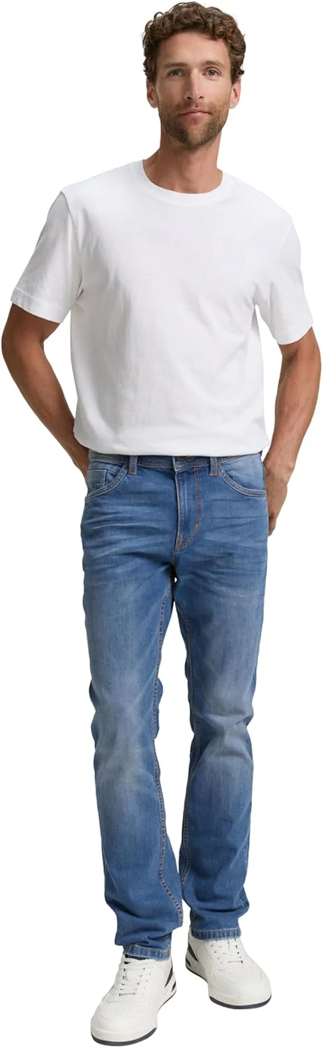 TOM TAILOR Herren Jeans 30W / 30L 10119 - Used Mid Stone Blue Denim, 30W / 30L 10119 - Used Mid Ston - Image 2