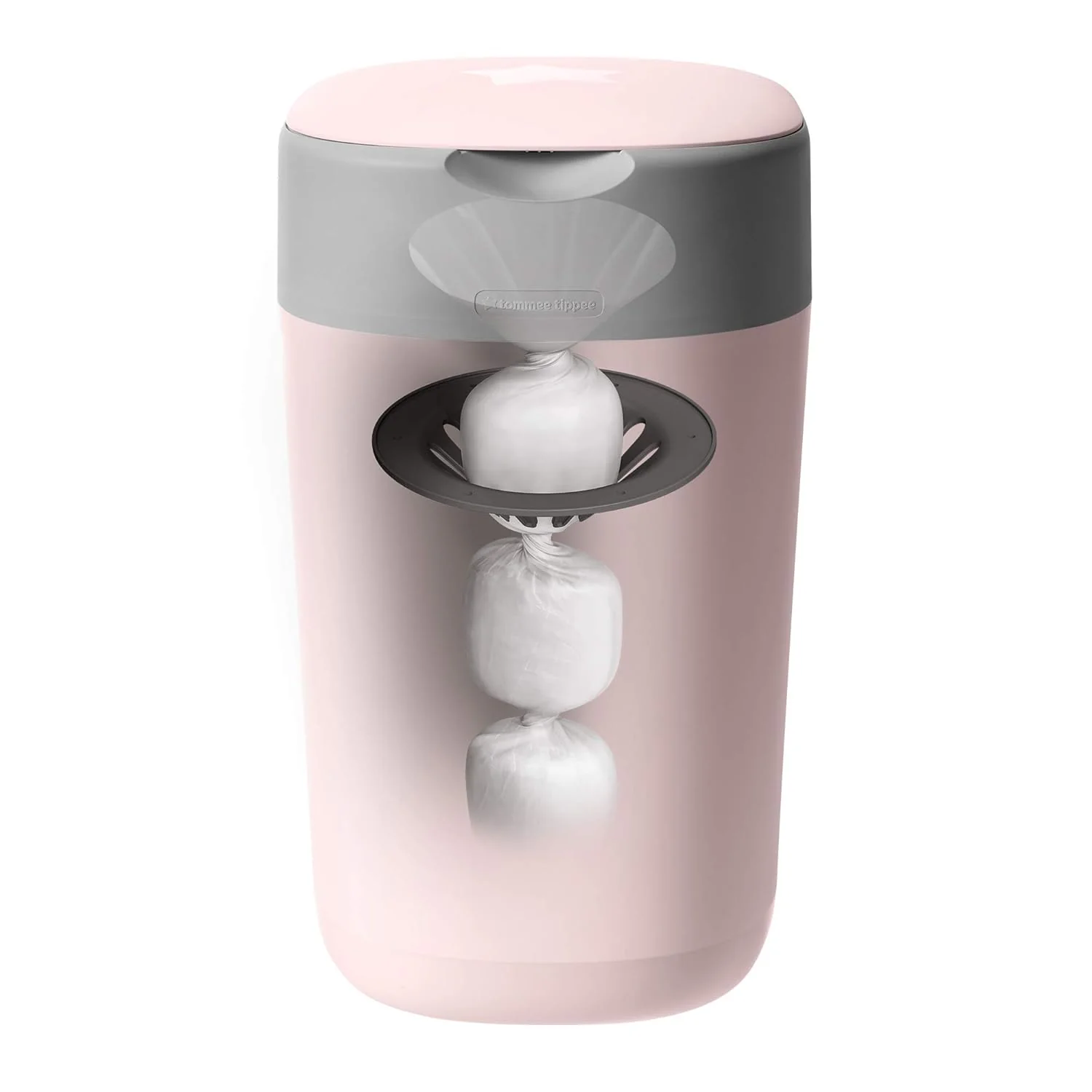 Tommee Tippee Windeleimer Twist & Click Sangenic Tec, Geruchsdichtes Windelentsorgungssystem, Inklus - Image 4