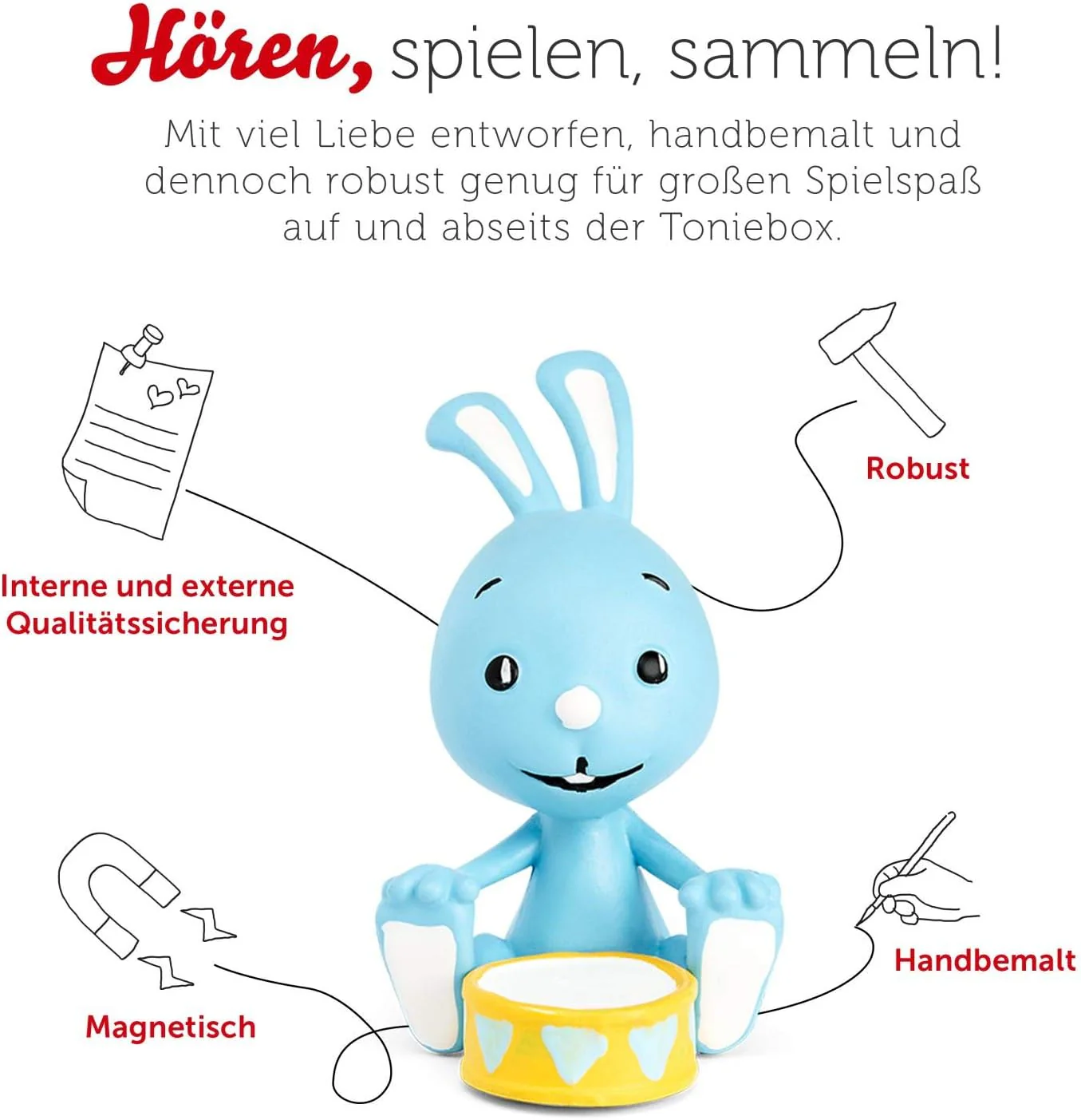 tonies Hörfiguren für Toniebox, Kikaninchen – Mein Geschichtenkissen, Hörspiel für Kinder ab 4 Jahre - Image 3