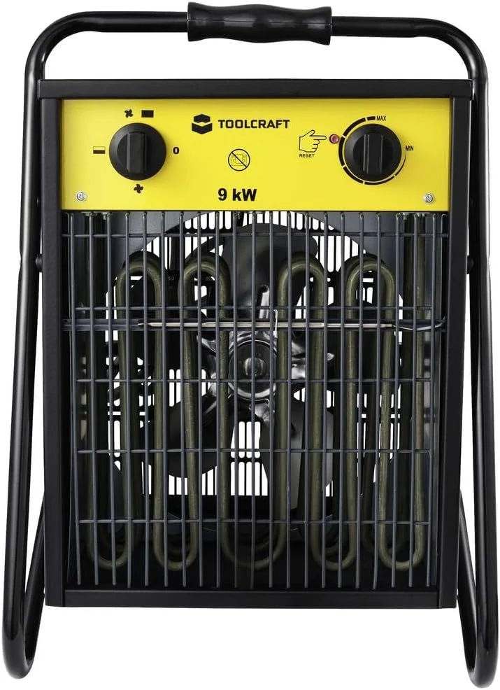 TOOLCRAFT TO-8578338 Bauheizer 9000 W Schwarz/Gelb - Image 3