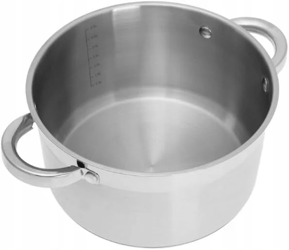 Topf Induktion Kochtopf, Edelstahl, mit Glasdeckel Dampfloch, unbeschichtet, für alle Herdarten, Spü - Image 6