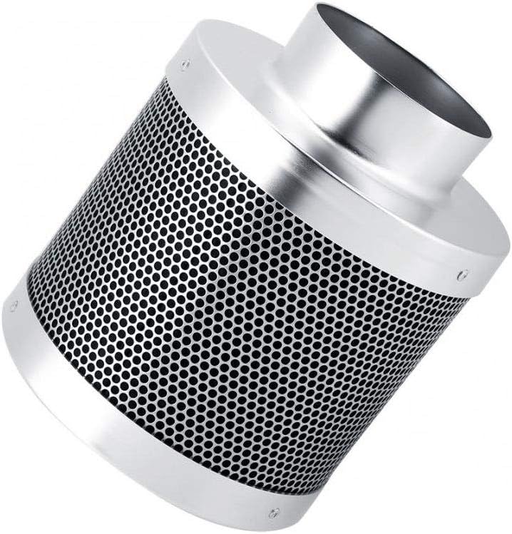 TopHomer Kohlefilter, Hydrokultur-Luftfilter, Wachstumszelt, Inline-Kanalventilator, Aluminium, Edel - Image 6