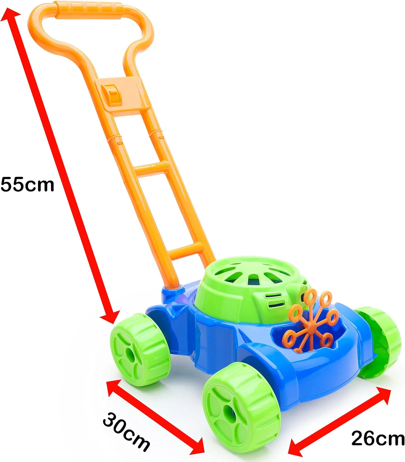 Toyland® Lawn Bubble Mower Rasenmäher zum Mitschieben - Spielzeug für draussen & zum Spielen im Gart - Image 4