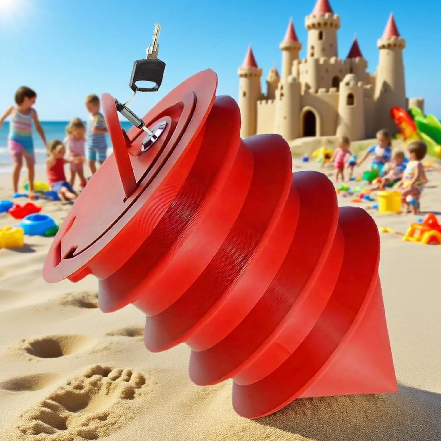 Tragbarer Safe für – tragbarer Safe mit Spiral-Design, sanddicht, wasserdicht, Anti-Diebstahl-Hülle, - Image 3