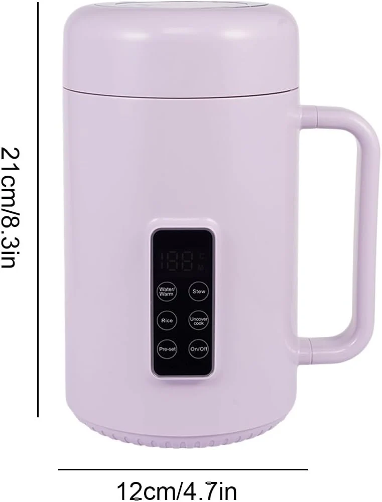 Tragbarer Topf, elektrischer tragbarer Topf,1000 ml Ramen-Kocher, elektrischer Topf | Antihaftbeschi - Image 6
