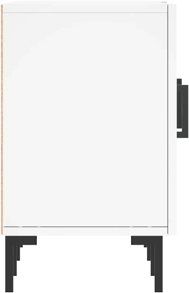 TV-Schrank, weiss, 150 x 30 x 50 cm, Holz, mehrschichtig, Eisen, TV-Schrank, TV-Konsole, Unterschran - Image 7