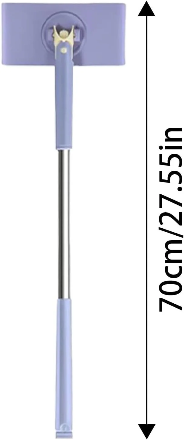 Uhngw Trockenmopp, Kompaktmopp | Flacher Staubwischer, automatischer Tuchwechsel - Leichter Hartholz - Image 5