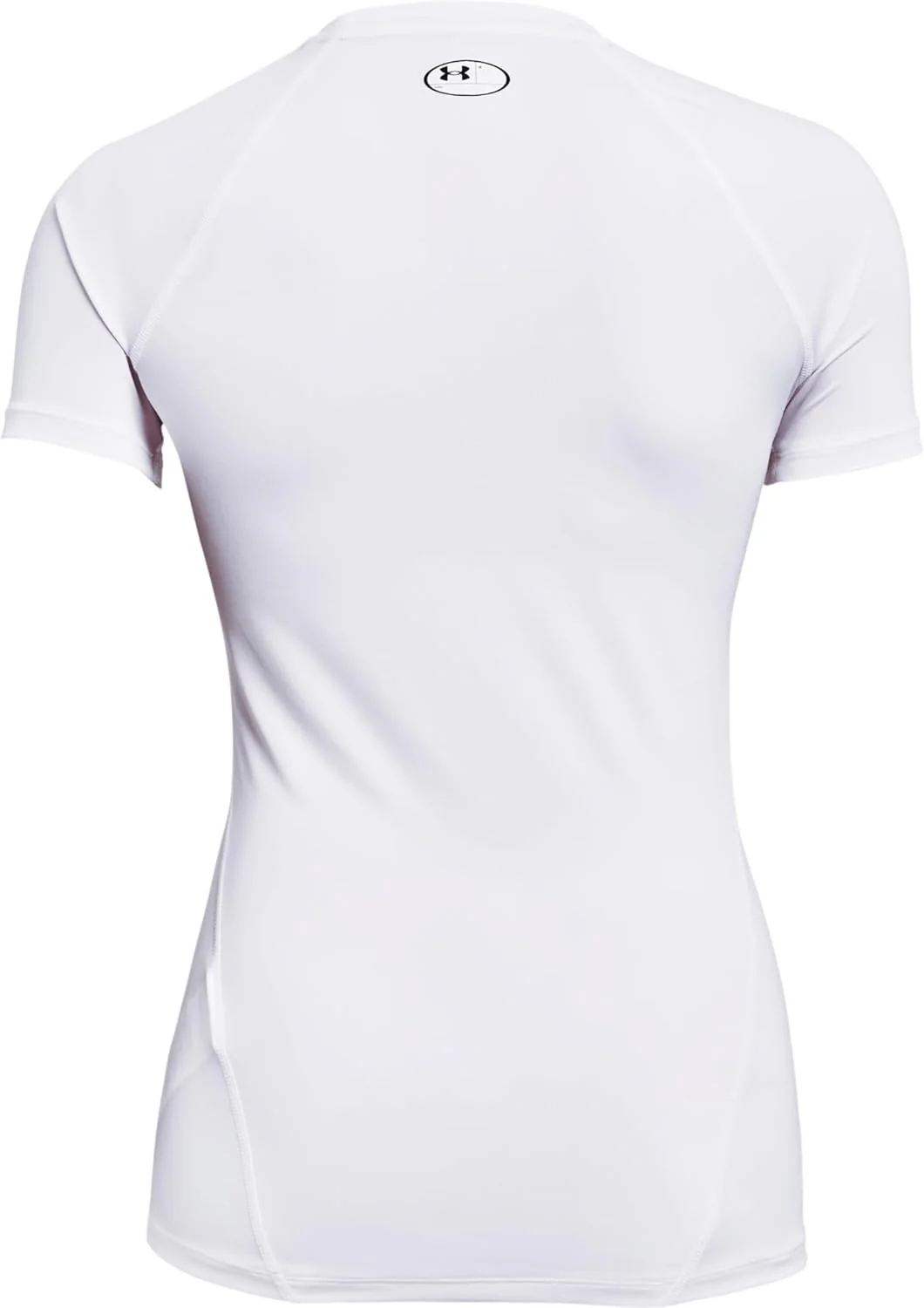 Under Armour Damen HeatGear Compression Short-Sleeve T-Shirt L Weiss, L Weiß - Image 3