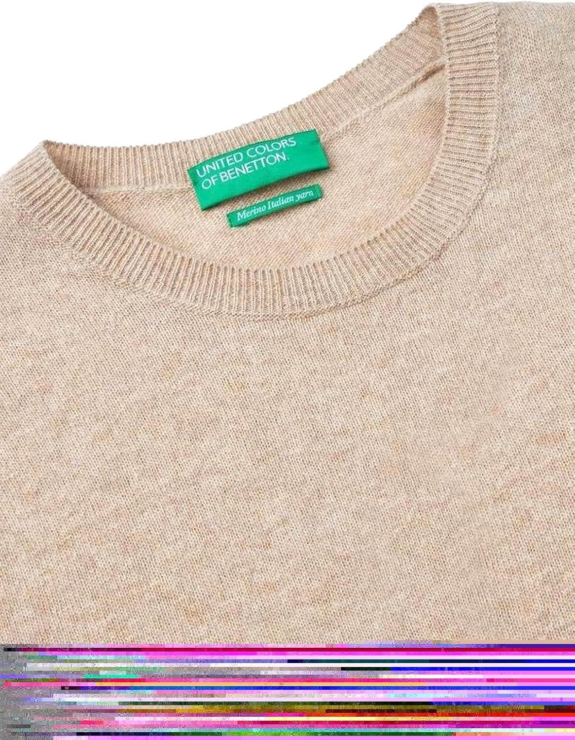 United Colors of Benetton Damen Pullover S Beige 562, S Beige 562 - Image 4