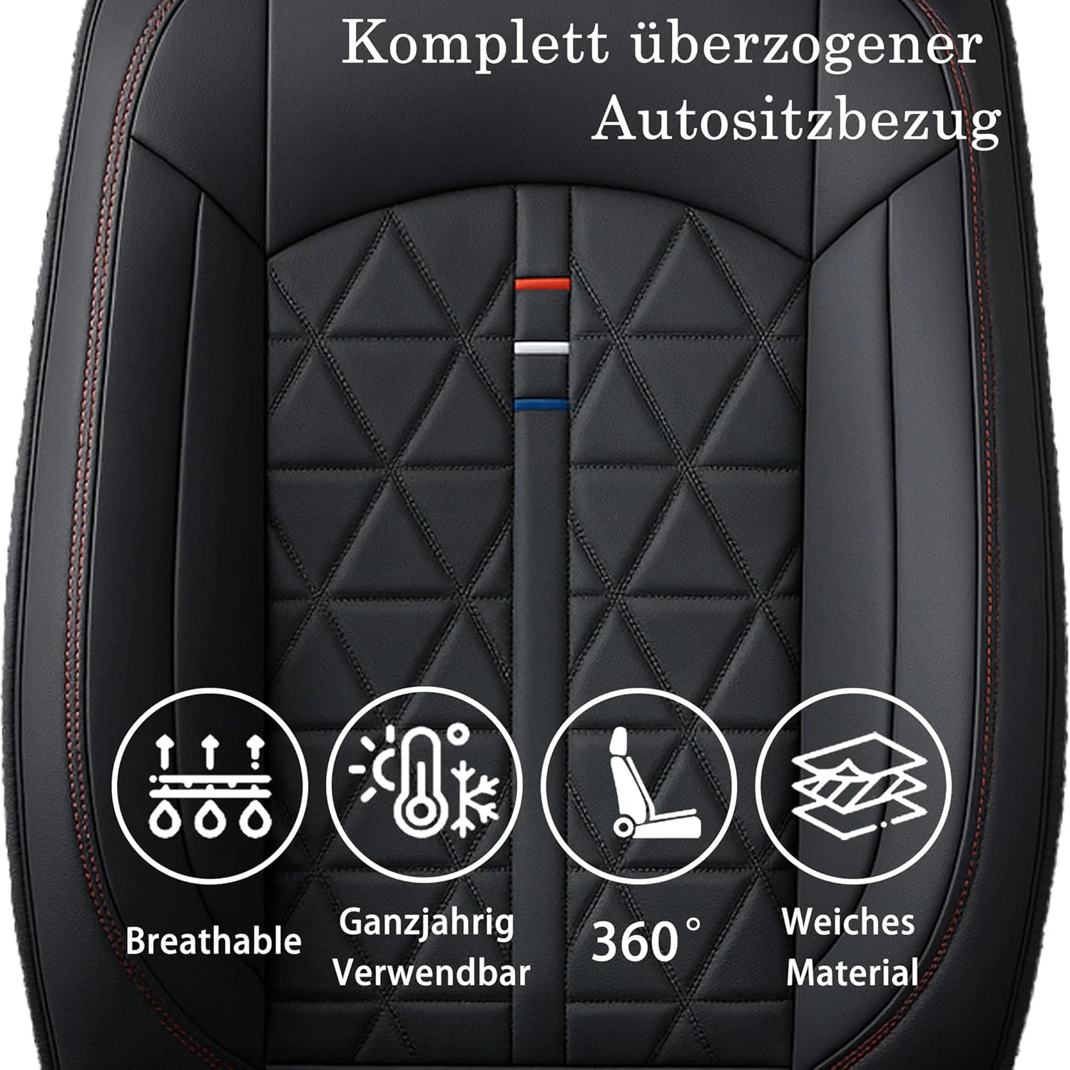 Universelle Komplett-Set Autositzbezüge, Für Mercedes-Benz B-KLASSE, C-KLASSE, E-KLASSE, GLB, GLK, G - Image 2
