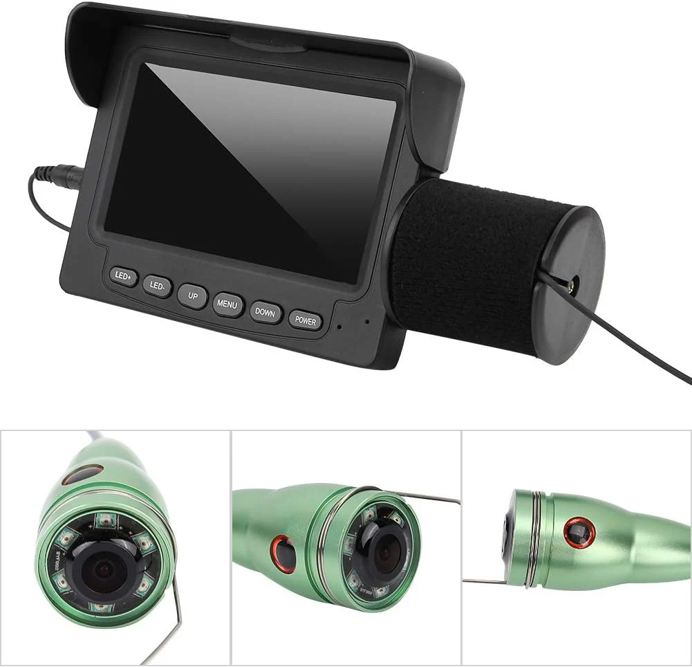Unterwasser-Angelkamera, tragbare kabelgebundene Fischfinder-Kamera LED Wasserdichte Kamera 15M Fisc - Image 5