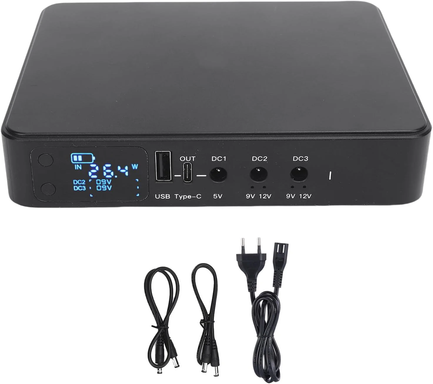 Ununterbrochener Stromversorgung, UPS -Batterie -Backup -Einbau in Adapter 10400MAH USB Typ C 5V DC - Image 2