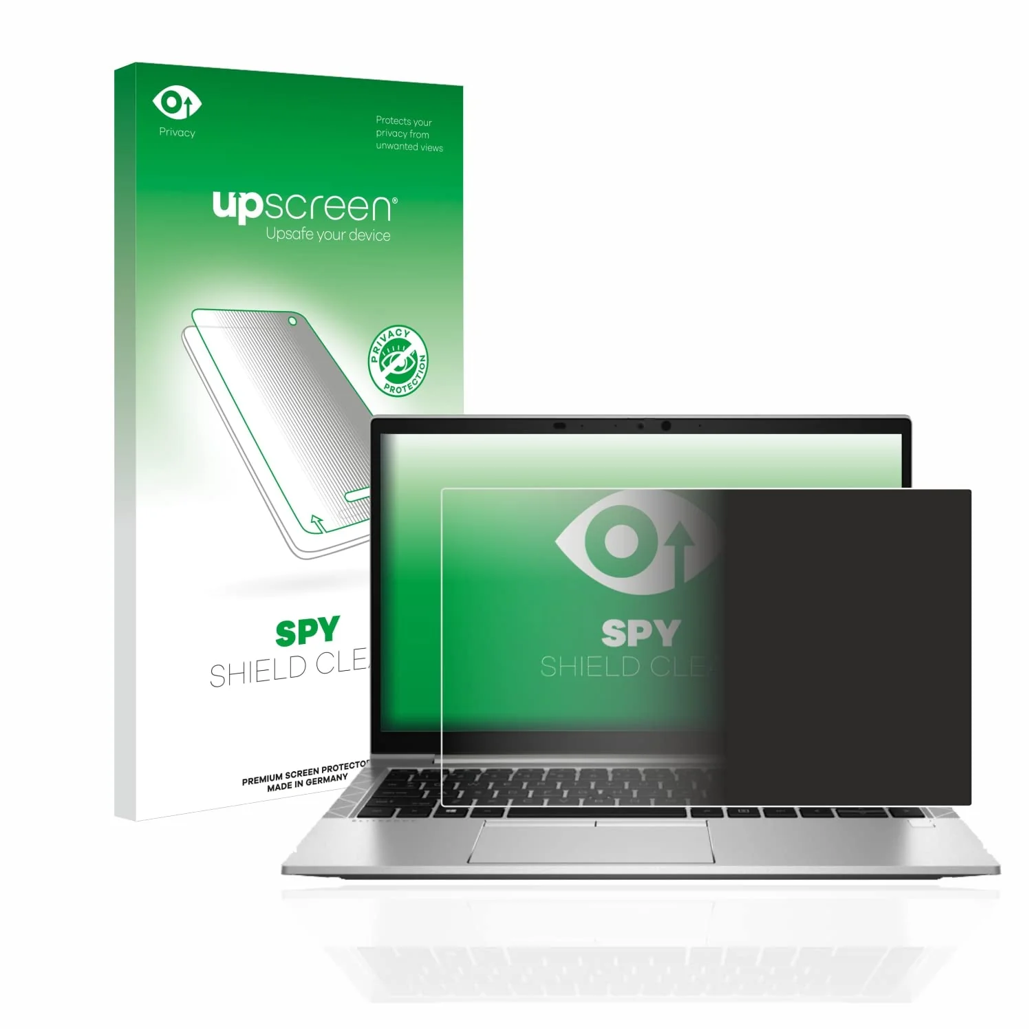 upscreen Anti-Spy Blickschutzfolie für HP EliteBook 840 G8 Made in Germany, Privacy Screen Displaysc