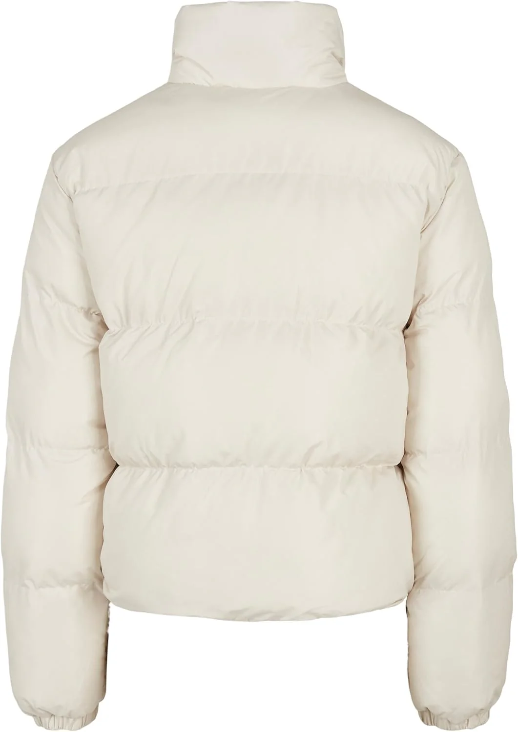 Urban Classics Damen Ladies Short Peached Puffer Jacket L whitesand, L whitesand - Image 7
