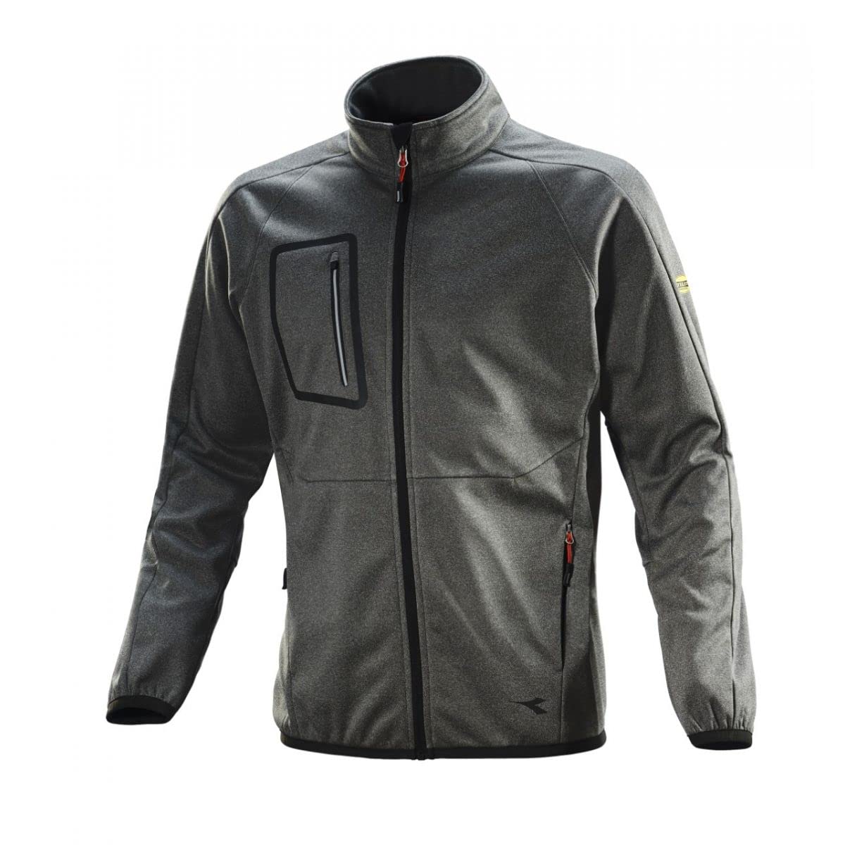 UTILITY DIADORA Herren Bonded Jacket Cross Jacke, STEEL GRAY MELANGE