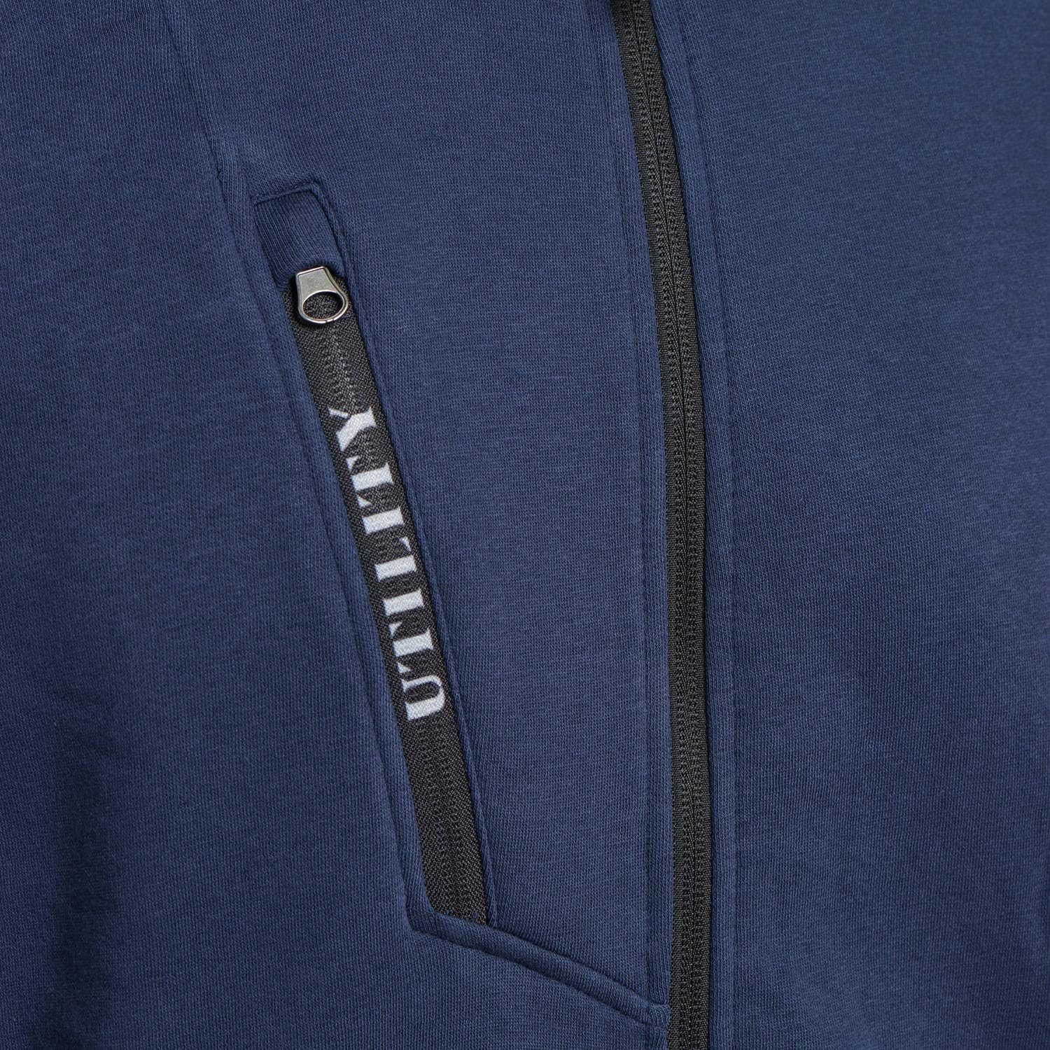 Utility Diadora Unisex Sweat&Shirt Sweatshirt FZ Litework XS Classic Navy, XS Classic Navy - Image 4