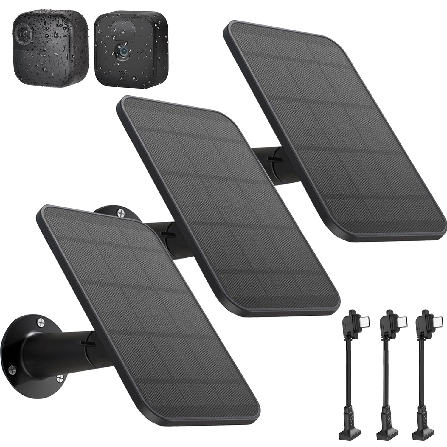 UYODM Solarmodul, kompatibel mit Blink Outdoor & Blink XT2/XT, kontinuierliche Stromversorgung, IP66