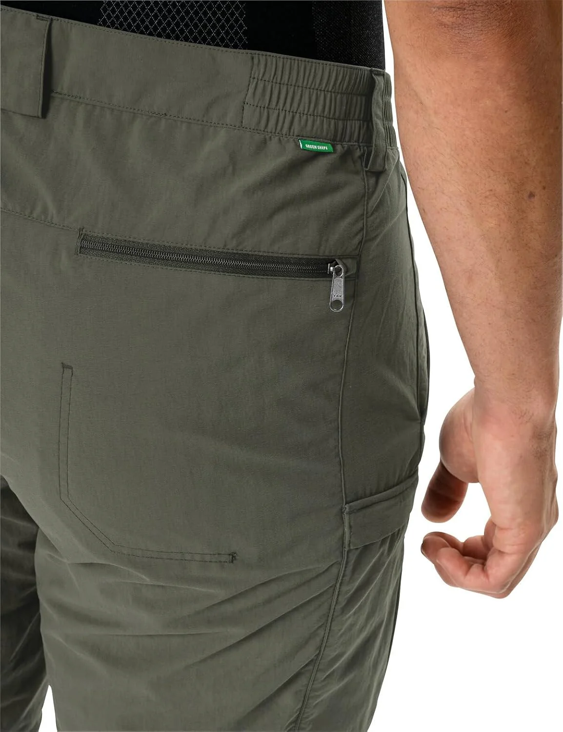 VAUDE Herren Hose Men's Farley Zo Pants V 58 Kurz Khaki, 58 Kurz Khaki - Image 5