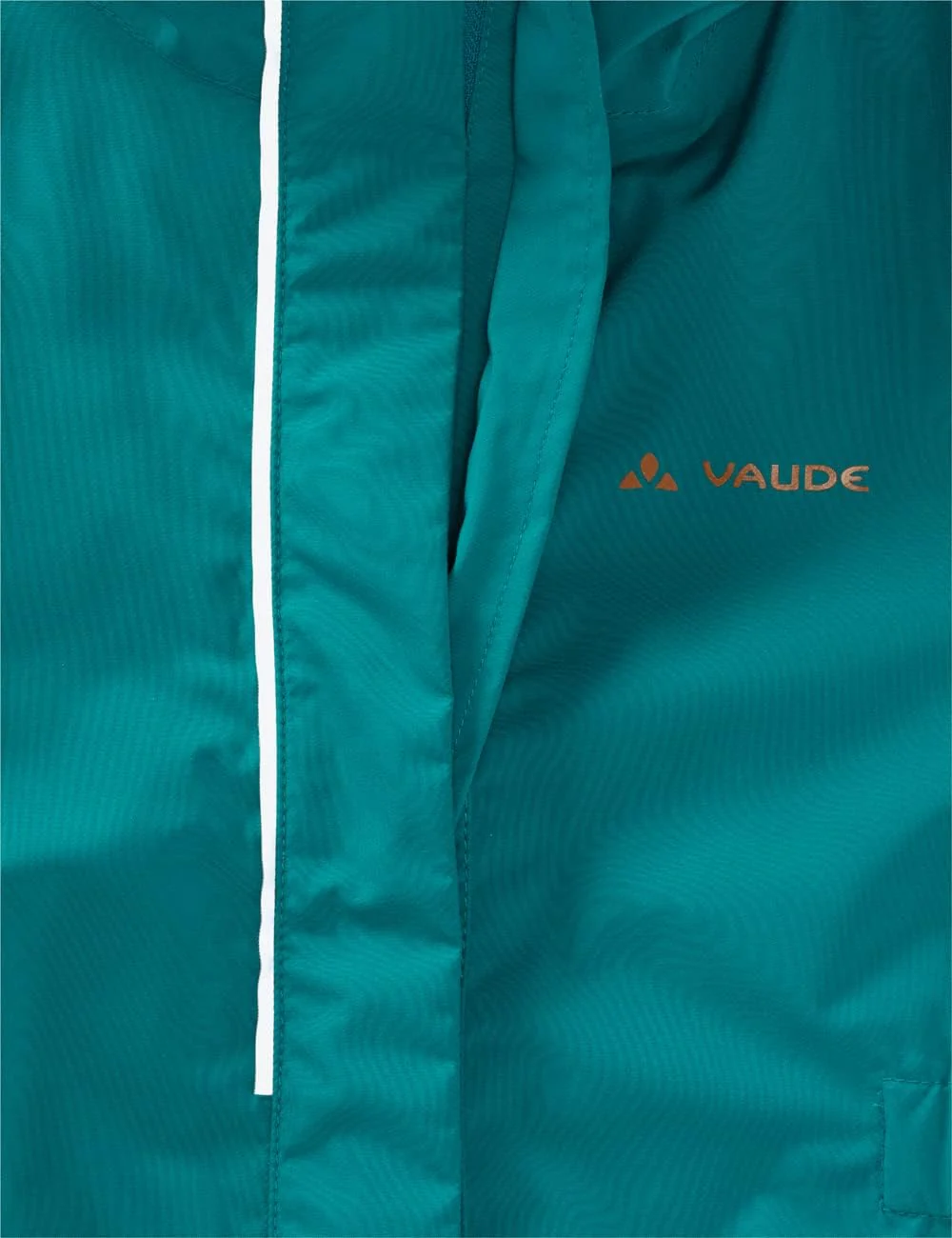 VAUDE Unisex Kinder Kids Rain Coat Girls Jacke 110-116 wave, 110-116 wave - Image 3