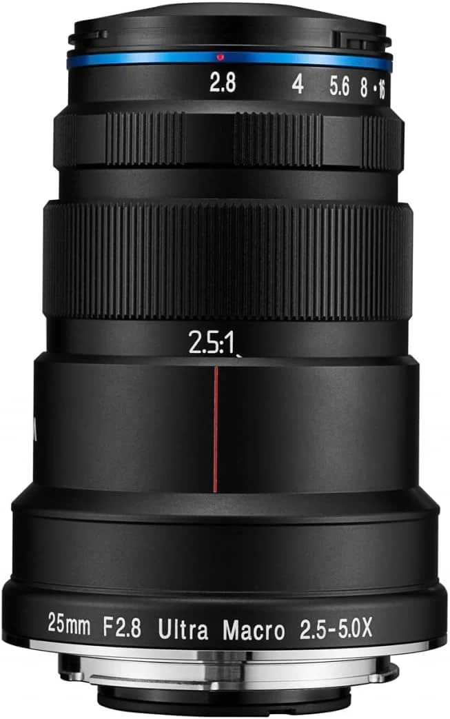 Venus Laowa 25 mm f/2.8 2.5-5X Ultra Makro Manueller Fokus Objektiv für Canon RF Mount Kamera, Canon