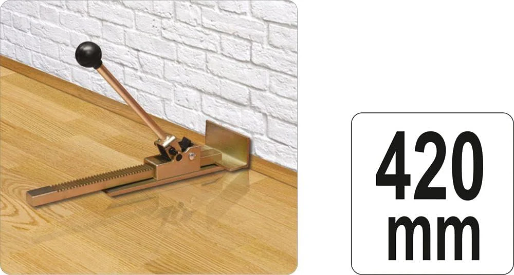 Verlegewerkzeug Hammer Zugeisen Verlegezange 420mm Parkettwerkzeug Parkett-Kralle Schlageisen für La - Image 4