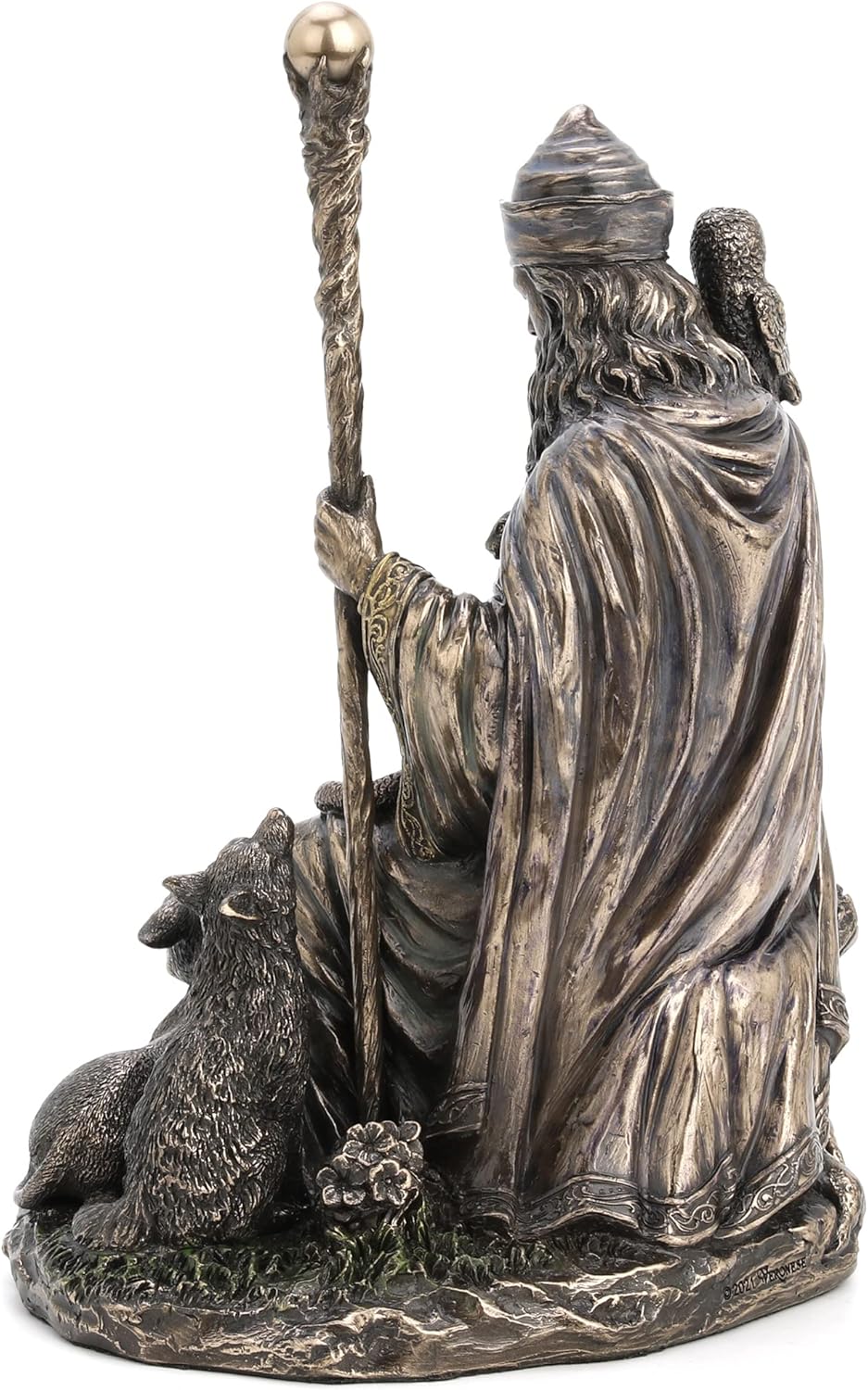 Veronese Design Veles Der slawische Gott der Rinder und der Unterwelt, kaltgegossenes Kunstharz, Ant - Image 5