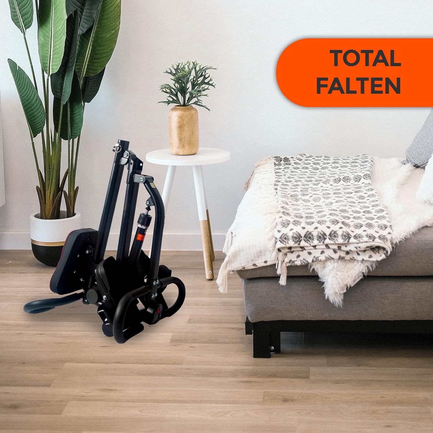 Verstellbares Rudergerät | HydraFit Rower| Multifunktionales Rudergerät | 12 Widerstandsstufen | Zäh - Image 6