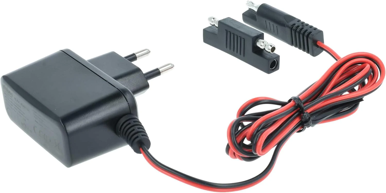 vhbw Ladegerät für Starter Akkus kompatibel mit Honda Rasenmäher, 12 V / 0,1 A, 2m - Image 2