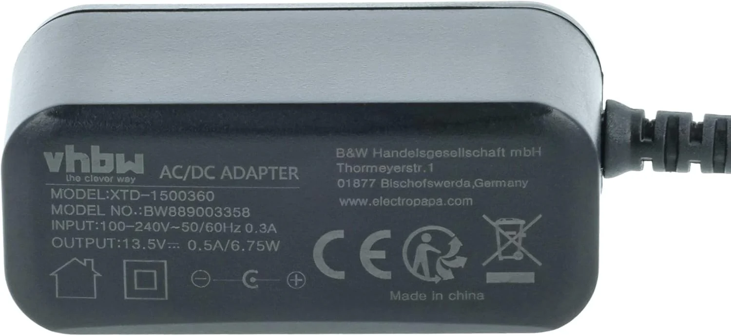 vhbw Netzteil kompatibel mit Bosch PSR 1080 LI 3603J85000 Werkzeug, Elektrowerkzeug - 145 cm - Image 5