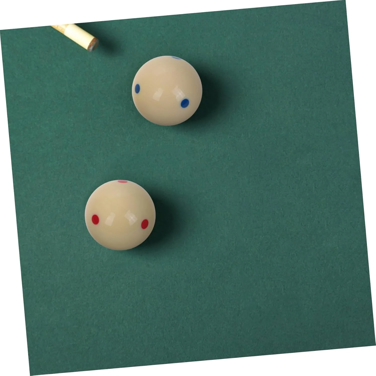 VICASKY 2stücke Weisse Billardkugel Trainingsbälle Mit Punkten Für Sport-billardkugel Praxis Billard - Image 4