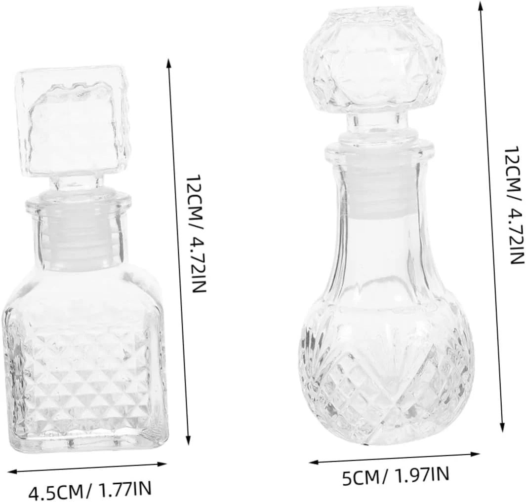 VICASKY 50 Ml 6 Stück Glas Probe Flaschenset Transparent Mit Versiegelung Praktisch Für Wein Und Whi - Image 8