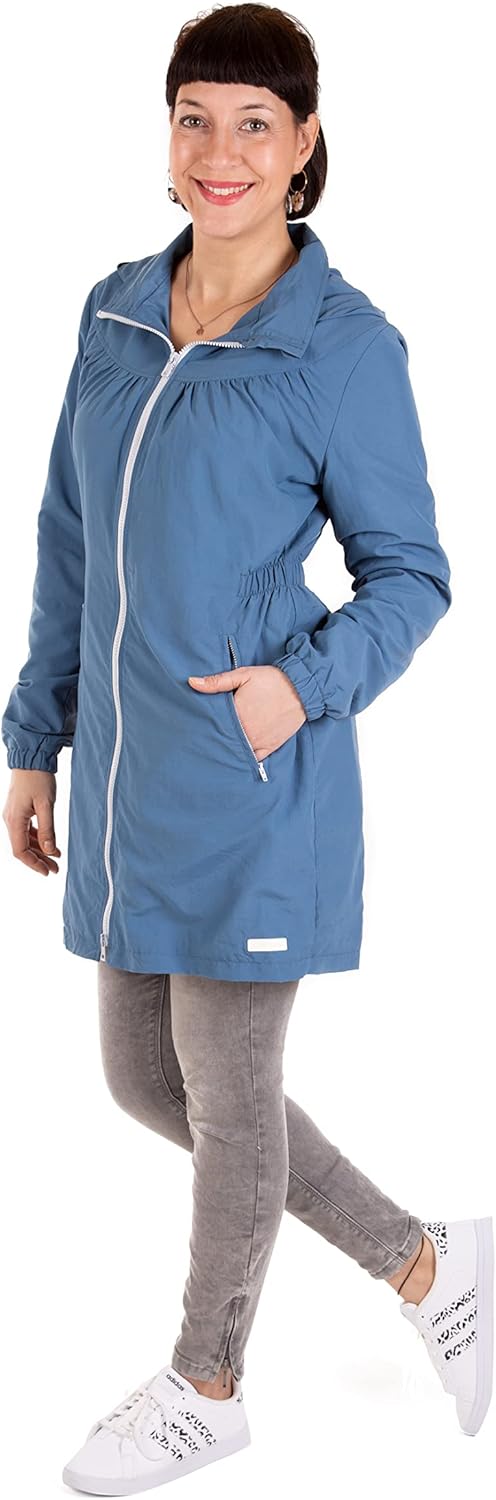 Viva la Mama - 4in1 Trageparka für Vorn- und Rückentragen - LIVIO, S taubenblau - Image 8