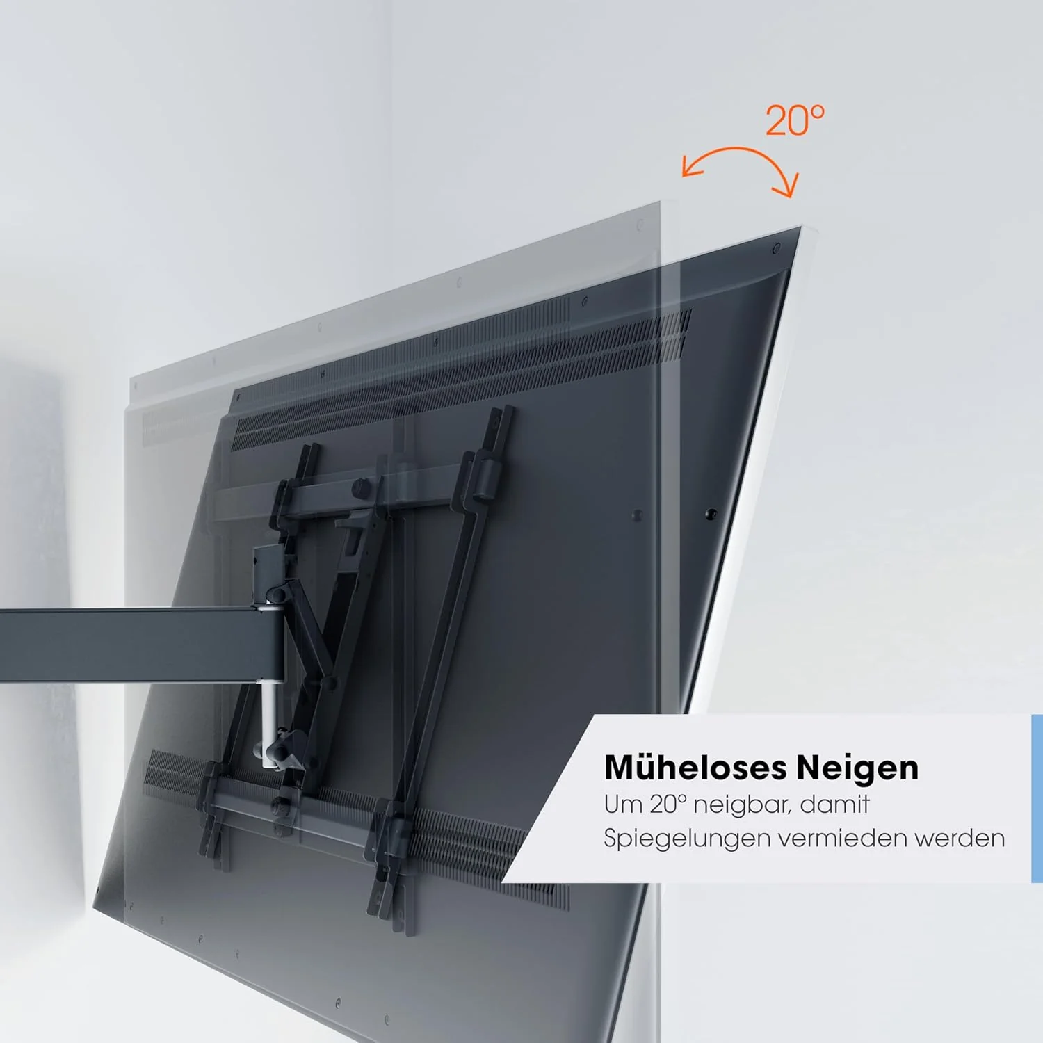 Vogel's TVM 3447 – Überlegte, Schwenkbare und Neigbare TV-Wandhalterung für 32-65 Zoll Fernseher, Ma - Image 3