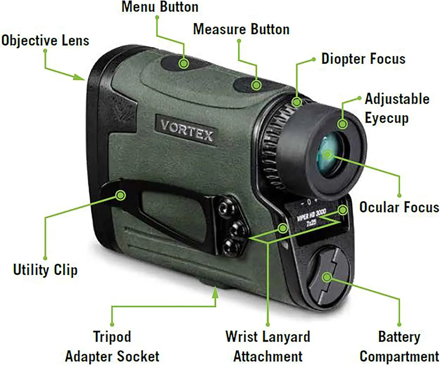 Vortex Optics Viper HD 3000 Laser-Entfernungsmesser - Image 6