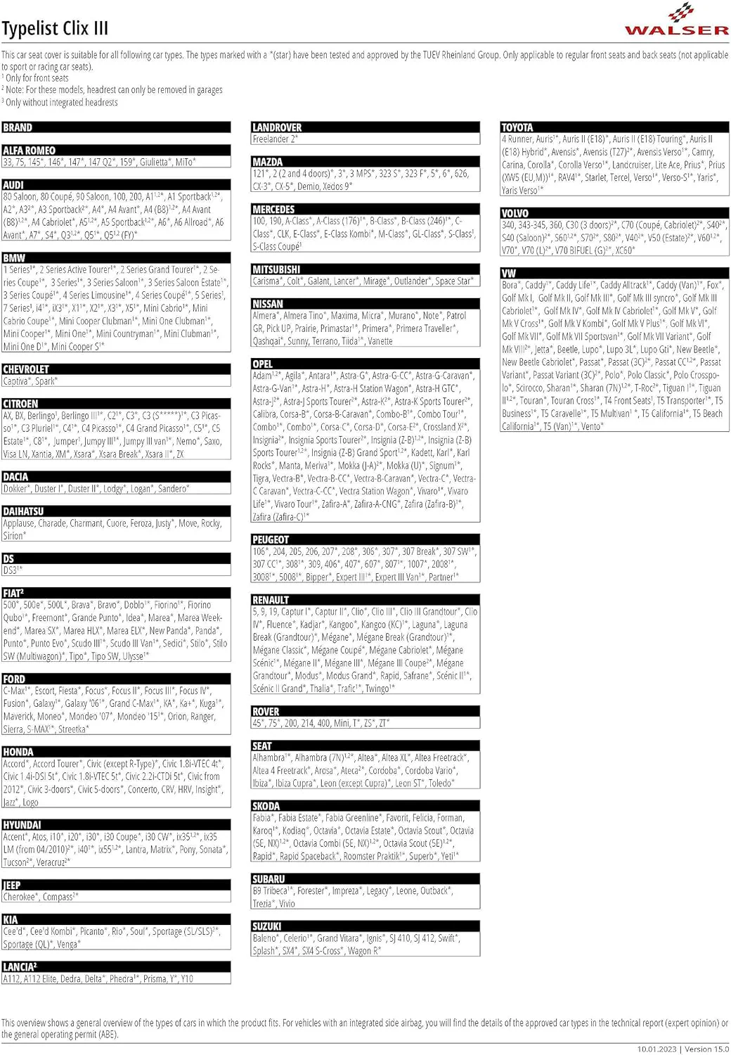 Walser Autositzbezug Pineto Vordersitzbezüge, Universal Autoschonbezüge schwarz-grau, Sitzbezüge Pol - Image 6
