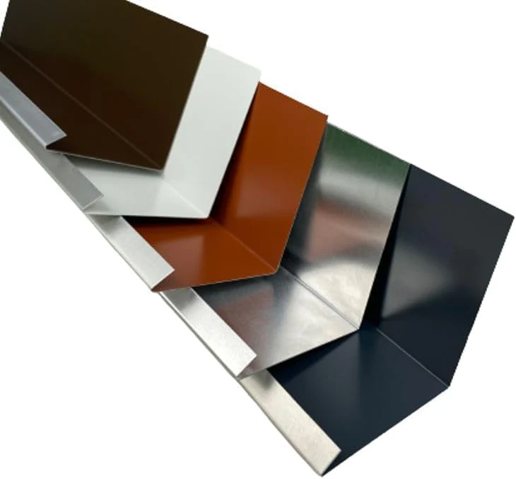 Wandanschlussblech 2 m lang Aluminium farbig 0,8 mm (gross, Anthrazit RAL 7016) gross Anthrazit Ral - Image 3